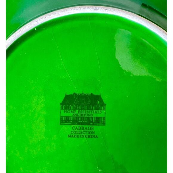 Vintage Home Essentials Ceramic Cabbage Leaf Dinner Plate 10.5~Discontinued - Picture 4 of 6